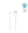 GloboStar® 86090 Καλώδιο Φόρτισης Fast Charging Data iPhone 1M από Regular USB 2.0 σε 8 Pin Lightning Λευκό